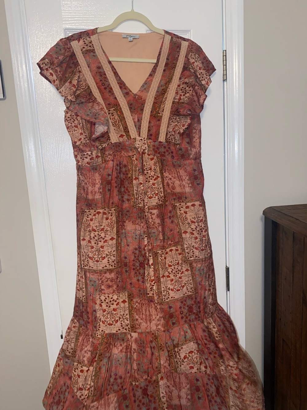 Ruffle floral dress
